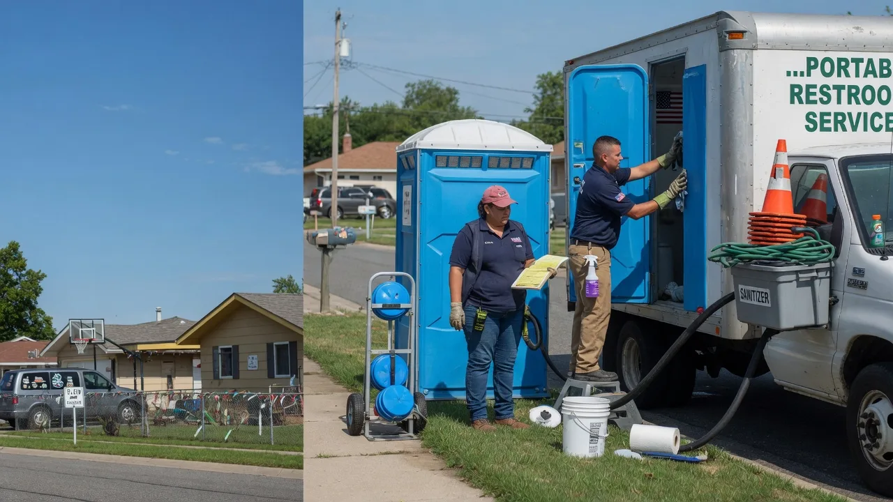 Portable Toilet Rental in Harristown, IL near me